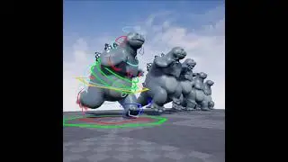 cute Dino Control Rig demo