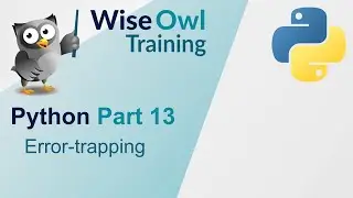 Python Part 13 - Error-trapping