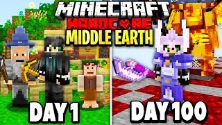 I Survived 100 Days in Middle Earth on Minecraft.. Here's What Happened..