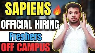 Sapiens , EY , ADP Hiring | OFF Campus Drives For 2025 , 2024 ,2023 Batch | Latest Fresher Jobs