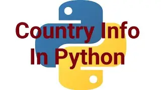 Find Country Info In Python #python #pythonlearning #country #information #pythonprogramming