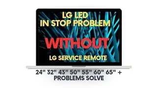 Lg led tv Instop problem solve without service remote  | INSTOP On Lg Service Remote Control