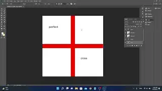 Draw Perfect Cross in Photoshop | 2022