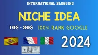 Best International Blog Niche Ideas For Blogging 2024