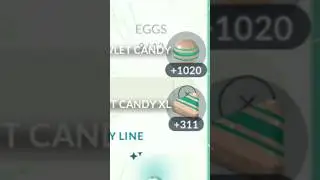 Got 300+ Xl candy in one second #shorts #transfer #pokemon #xlcandy #ultragoo #special #game