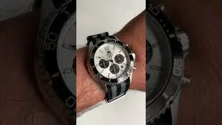 Orient Solar Chronograph Daytona Panda on NATO strap. #funny #watch #watches #watchfam #affordable