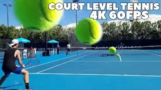 Returning Nick Kyrgios' +200KMPH Serve Court Level View!