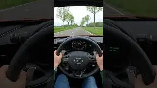 Lexus LC 2023 acceleration 0-100 | 500h | Comfort mode | 3.5L V6 359 hp RWD