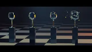 Smashing Glass | Blender Physics | cinematic Animation