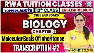 Class 12 Biology Chapter 5 | Molecular Basis Of Inheritance By Vandana Mam