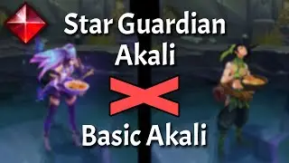 How is Star Guardian Akali DIFFERENT? | Skin Comparison