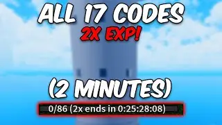 All 17 2x ( DOUBLE EXP ) Codes In 2 Minutes... (Blox Fruits)