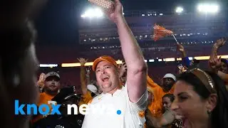 Tennessee football's Josh Heupel talks about the win over Alabama in postgame press conference