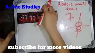 Abacus tutorial for kids Level-1 class-1 // Quick maths