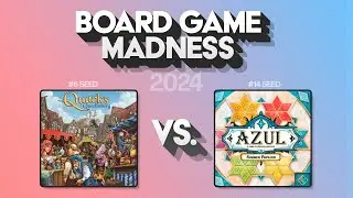 Top 8 Board Games: #6 Quacks of Quendlinburg vs #14 Azul: Summer Pavilion  - BG Madness 2024