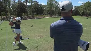 Father-Daughter Duo Tees Off: Scott and Kaitlyn Schroeder Reunite at UNF