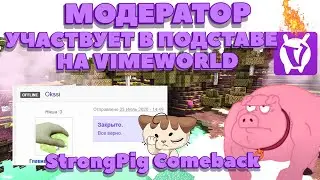 МОДЕРАТОР УЧАСТВУЕТ В ПОДСТАВЕ НА VIMEWORLD