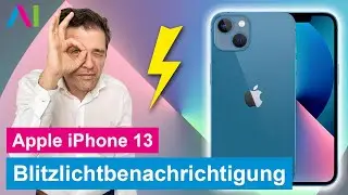 Apple iPhone 13 - Blitzlichtbenachrichtigung aktivieren •  • 📱1️⃣3️⃣ • ⚡️ •