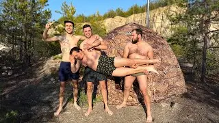 На острове в Бане Супер Сусом Трейсером и Димоном