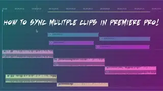 How to Sync Multiple Clips in Premiere Pro! (EASY!)