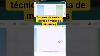 sistema de servicio técnico y venta materiales #software #tecnologia #desarrolloweb #tareacompleto