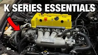 Hybrid Racing Power Steering Kit Install || K24 Integra