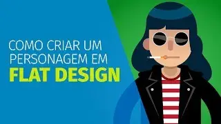 Como criar um personagem em FLAT DESIGN no Illustrator