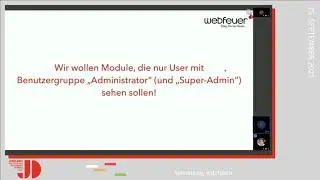 JD21DACH - Backend einfacher machen