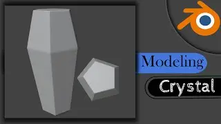 Let's Modeling ❝ Crystal ❞ in Blender 3.0 ➤ Real-Time 3D Workflow Tutorial .