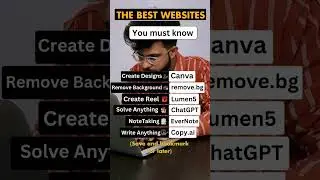 Best Websites YOU MUST KNOW ! ✅ | Free Ai Websites | #shorts