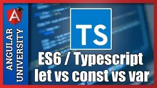 💥 ES6 / Typescript 2 let vs const vs var When To Use Each ? Const and immutability