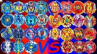 Beyblade Burst. Бейблэйд Берст Красные беи против синих. Чья команда победит и что рассмешило Алешу