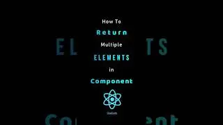 Return multiple elements in reactjs. 