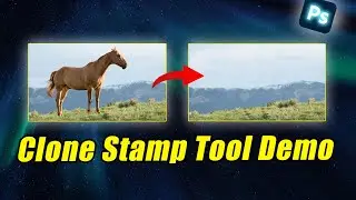 Fun Clone Stamp Tool Demo In Adobe Photoshop