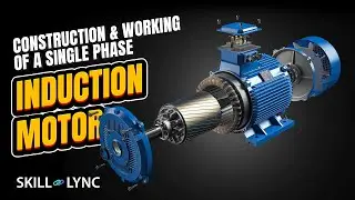 Construction and Working of a Single phase Induction Motor | Skill-Lync