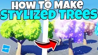 How To Make Stylized Trees In Roblox Studio | Blender