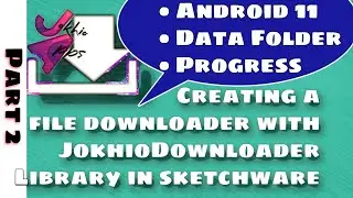 Download files (with Progress) to directly data folder in Android 11