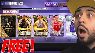 New Guaranteed Free GOAT for Everyone! Guaranteed Free Players! New Season 9 Rewards NBA 2K24 MyTeam