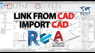 REVIT TIP & TRICK - Link from Autocad file to Revit VS Import from Autocad file to Revit