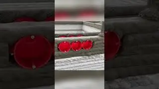 Впечатывание подрозетников 