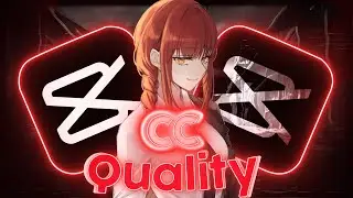 CC Quality Tutorial in CapCut 🍁| CAPCUT AMV TUTORIAL