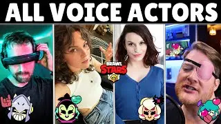 All Brawl Stars Voice Actors (UPDATED 2024)