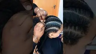 Simple Cornrows All Back Braid