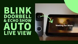 Blink Video Doorbell & Echo Show - Setup and automatic live view