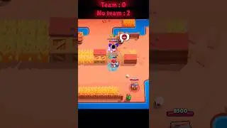 Teaming vs No Teaming in showdown 💀🙏 #shorts #brawlstars