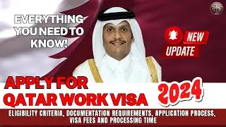 How to Get a Qatar Work Visa in 2024 | High-Paying Jobs, Visa Types & Application Process Explained