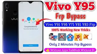 ViVO Y95 FRP Bypass Google Account Bypass | Without PC Vivo Y91 Y95 Y83 Y71 Frp Bypass 2024 Vivo Y91