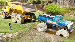 Our BIGGEST Recovery Yet - 6x6 Off Road Truck vs Monster Truck