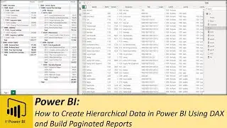 Power BI: How to Create Hierarchical Data in Power BI Using DAX and Build Paginated Reports