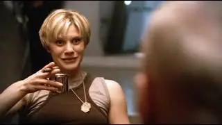 Battlestar Galactica - Starbuck punches Saul Tigh